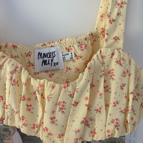 Princess Polly Yellow Floral Skirt & Top Set - Picture 7 of 8